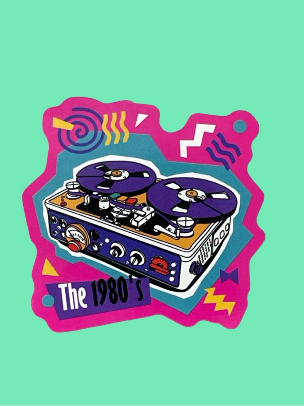 Retro 1980s Sticker